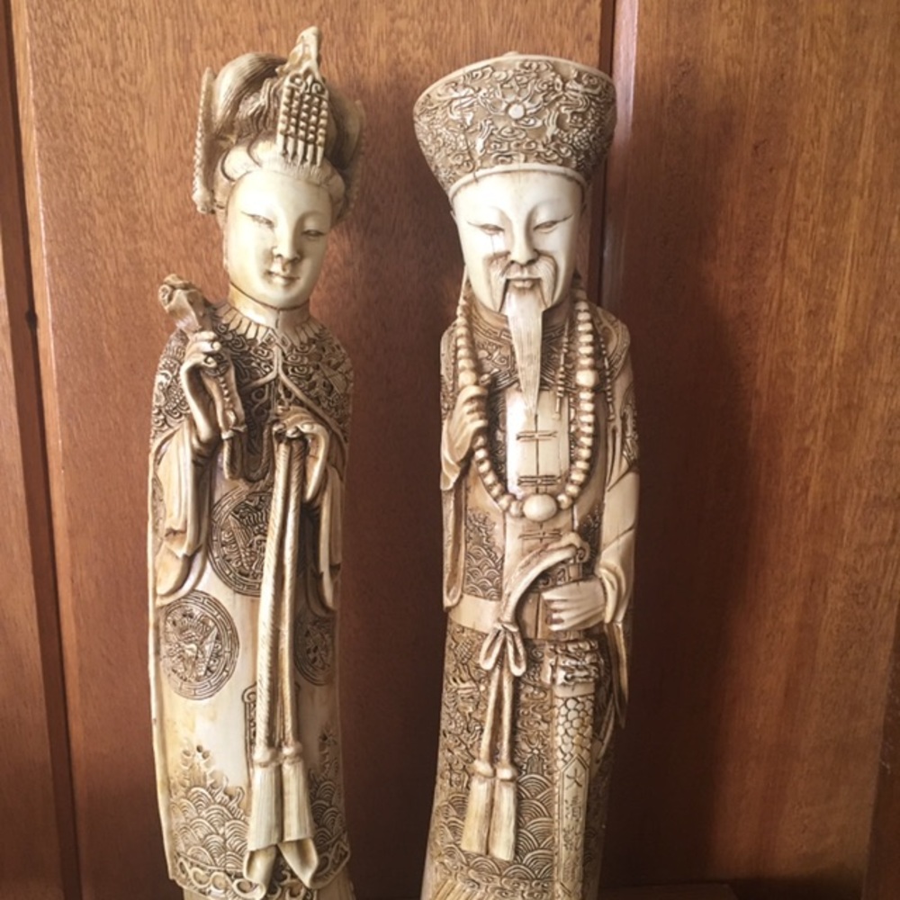faux ivory set